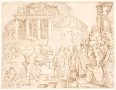 Josiah Commands the Horses to be Removed and the Chariots Burned by Maarten van Heemskerck