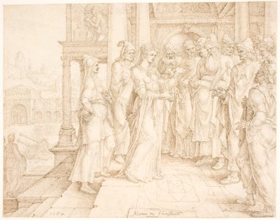 Judith Addressing the Elders of Bethulia by Maarten van Heemskerck