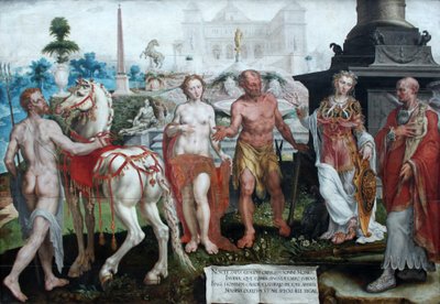 Momos Reproaches the Works of the Gods by Maarten van Heemskerck