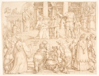 The Book of the Covenant is Read to the Inhabitants of Jerusalem by Maarten van Heemskerck