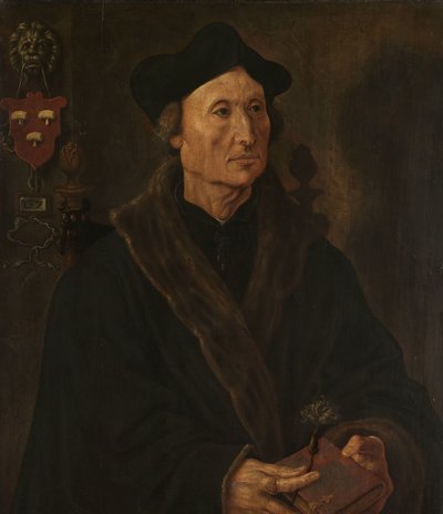 Portrait of Johannes Colmannus, Rector of the Convent of St. Agatha at Delft by Maarten van Heemskerck