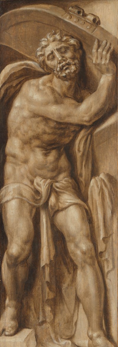 Samson Carrying the Gate of Gaza by Maarten van Heemskerck