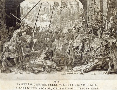 The Conquest of Tunis in 1535, Plate 7 from 