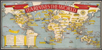 Tea Revives the World by MacDonald Gill