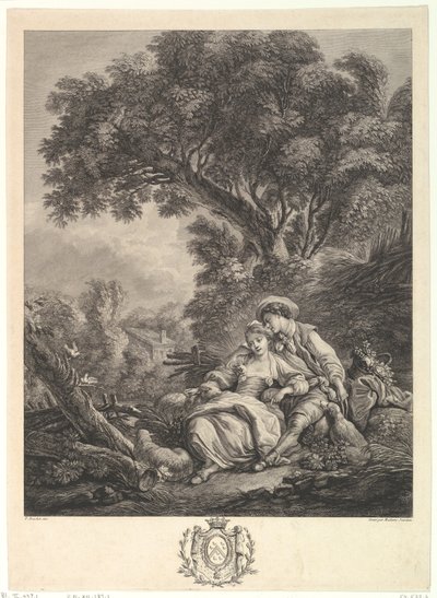Are They Thinking of the Sheep, late 18th century by Madame Jourdan