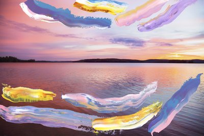 Abstracted Sunrise by Madeleine Gross