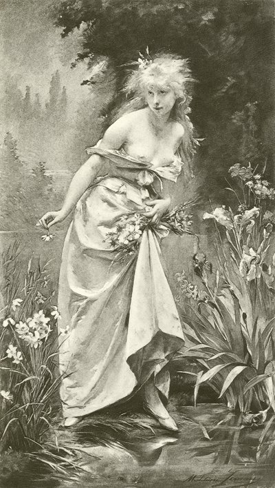 Ophelia by Madeleine Lemaire