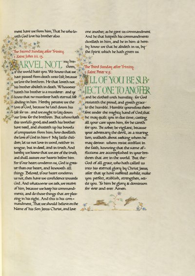 Decorated Text Page by Madelyn Walker
