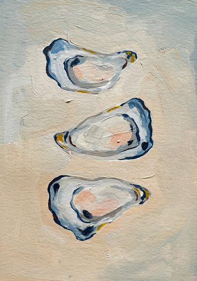 Coastal Blue Oysters by Madison Phipps