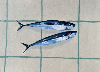Two Blue Fish by Madison Phipps