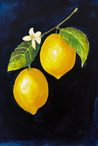 Vibrant Lemons by Madison Phipps