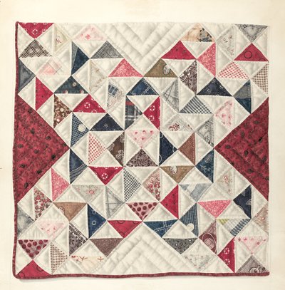 Patchwork Quilt by Mae A. Clarke