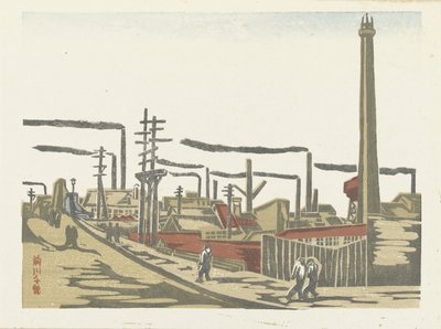 Fukagawa industrial area by Maekawa Senpan