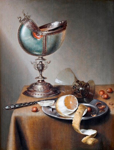 Still-Life with Nautilus Cup by Maerten Boelema de Stomme