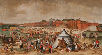 Demolition of the Citadel of Antwerp, late 16th century by Maerten van Cleve