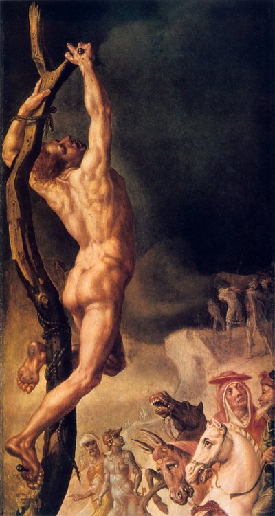 Calvary (detail) by Maerten van Heemskerck