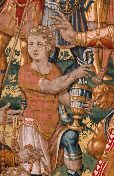 The Israelites hand their portion of the booty to Gideon by Maerten van Heemskerck