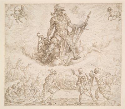 Mars, the Choleric Temperament by Maerten van Heemskerck