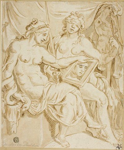 Prudence and Justice by Maerten van Heemskerck