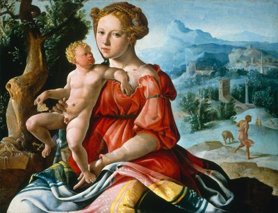 The Rest on the Flight into Egypt by Maerten van Heemskerck