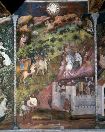 Month of November (detail) by Maestro (attr. to) Venceslao