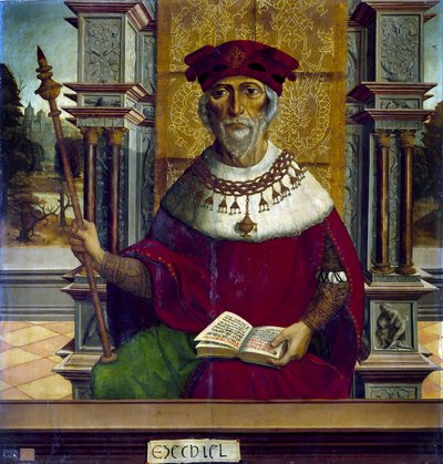 The Prophet Ezekiel by Maestro de Becerril