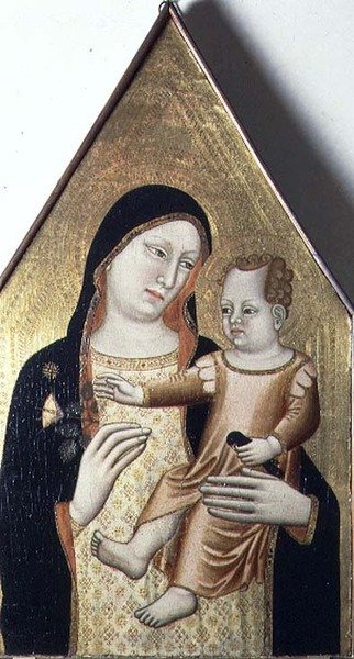 Madonna and Child, c.1340 by Maestro di Mezzana (fl.c 1340)