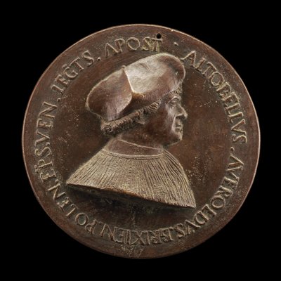 Altobello Averoldo of Brescia, died 1531, Bishop of Pola, Apostolic Legate [obverse] by Maffeo Olivieri