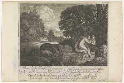 Salmacis and Hermaphroditus by Magdalena van de Passe