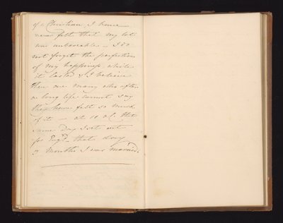 Manuscript Extract from Lady De Lancey