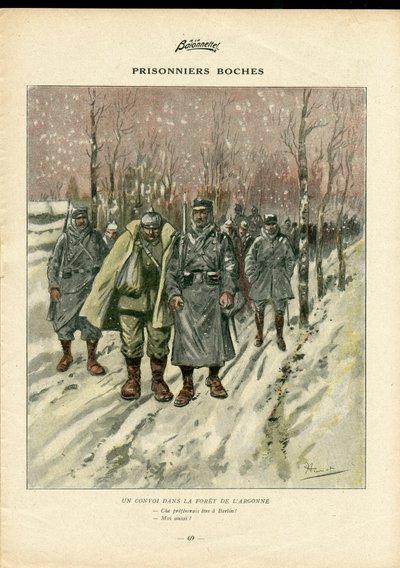 La Baionnette, Satirical in Colors by Henri Maigrot