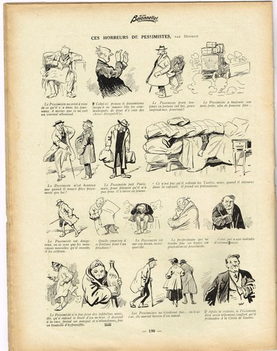 La Baionnette, Satirical in Colors by Henri Maigrot