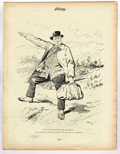 The Bayonet, Satirical in Colours by Henri Maigrot