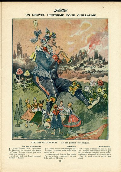 La Baionnette, Satirical in Colors by Henri Maigrot