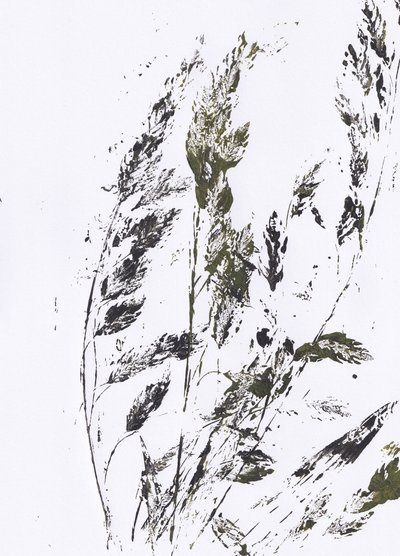 Botanical Grass Print by Maira Ribena