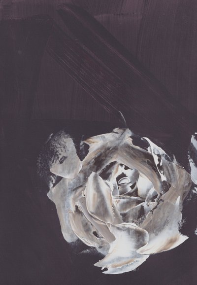Dark Abstract Rose by Maira Ribena