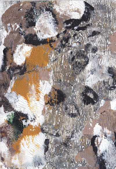 Earthy Abstract Texture by Maira Ribena
