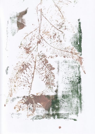 Earthy Fern Impressions by Maira Ribena