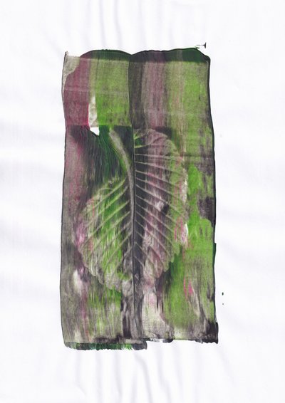 Earthy Leaf Impression by Maira Ribena