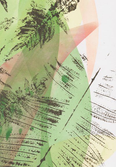 Layered Green Leaves by Maira Ribena