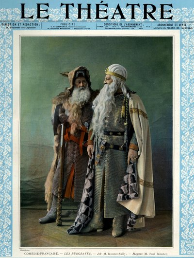 Jean Mounet-Sully and Paul Mounet as Job and Magnus, Front Cover of 