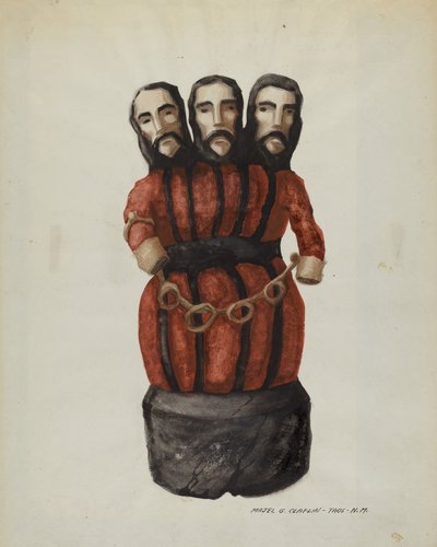 Bulto: Holy Trinity by Majel G. Claflin