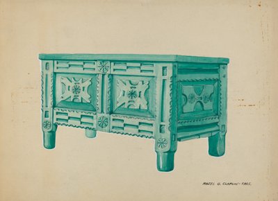 Chest for Clothing or Blankets by Majel G. Claflin