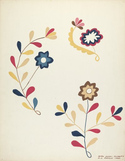 Design from Proposed Portfolio, 1935-1942 by Majel G. Claflin