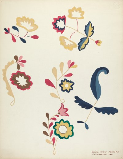 Design from a Proposed Portfolio by Majel G. Claflin