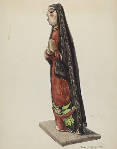 Our Lady of Guadalupe Bulto by Majel G. Claflin
