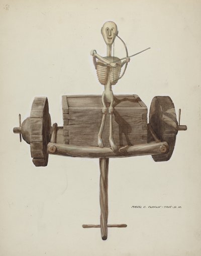 Penetente Death Cart & Death Figure by Majel G. Claflin