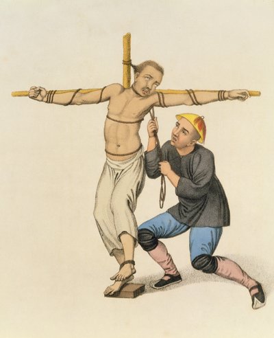 The Capital Punishment of the Cord, plate 21 from 