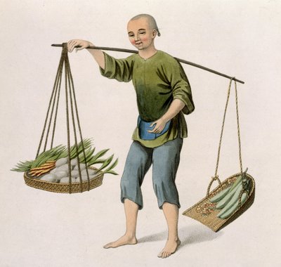 A Boy with Vegetables, plate 54 from 