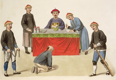 A Culprit before a Magistrate, plate 1 from 